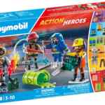 Set Playmobil Action Heroes Bomberos con 4 personajes y 66 accesorios a un gran precio
