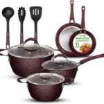 Batería de cocina NutriChef Excilon con 11 piezas baja a su menor precio