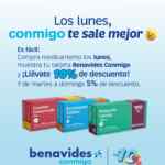 En Farmacias Benavides 10% de descuento en medicamentos los lunes si tienes más de 55