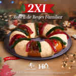 2x1 en Rosca de Reyes Familiar en Pastelerías El Globo