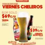 Viernes Cheleros Hooters: Cerveza de botella a $39 y yarda a $69