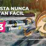 Promo Salmón Acuario Inbursa: Compra 3 boletos y llévate 5