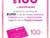 Promo Liverpool: $100 de bonificación por cada $1,000 de compra durante Enero