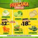 Ofertas Merco frutas y verduras del 21 al 23 de enero 2025