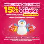 Cupón Miniso 2025 de 15% de descuento en tu primera compra