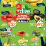 Ofertas S-Mart 3 días de frutas y verduras del 7 al 9 de enero 2025