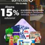 En Sam's Club 15% de descuento adicional en artículos de despensa seleccionados