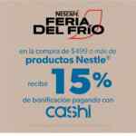 En Sam's Club 15% de bonificación en productos Nestlé al pagar con Cashi