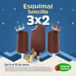 3x2 en esquimales sencillos en Helados Sultana esta semana