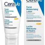 Loción hidratante de rostro CeraVe con protección solar baja a un gran precio