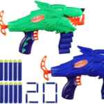 Liquidación en 2 pack lanzadores de dardos de juguete Nerf Wild Wolfpack bajan a un gran precio