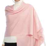 Oferta flash: liquidación de chal color rosa para mujer baja a precio de remate