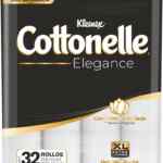 Papel higiénico Kleenex Cottonelle Elegance con 32 rollos XL extra grandes baja de precio