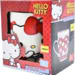 Taza de porcelana de Hello Kitty con tapa baja a un excelente precio