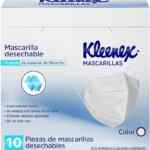 10 pack mascarillas cubrebocas desechables Kleenex bajan a su menor precio