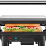 Prensa parrilla panini Grill y Gourmet Chefman Sandwich Maker baja a su menor precio