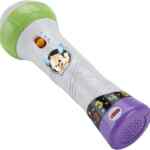 Micrófono de juguete Fisher-Price Ríe y Aprende que graba y reproduce la voz del bebé baja a un gran precio