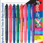 Liquidación en 8 pack plumas bolígrafos de colores Pentel RT Feel-It con tinta de baja densidad bajan a un gran precio
