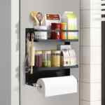 Estante magnético organizador de metal para cocina baja a su menor precio