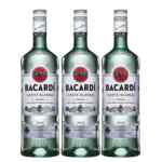 3 pack ron Bacardí blanco de 980 ml bajan a un excelente precio