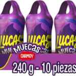 Paletas Lucas Muecas Chamoy pack con 10 piezas en su precio más bajo