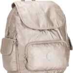 Mochila para mujer Kipling City Pack Metallic Glow baja a su menor precio