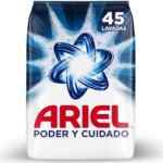 Detergente en polvo Ariel Poder y Cuidado de 5.5 kg baja a un excelente precio