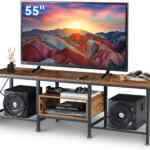 Mueble de TV de madera y metal baja a un excelente precio