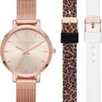 Reloj de pulsera para mujer Skechers con 3 correas intercambiables baja a su menor precio