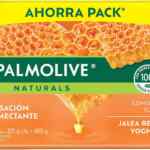 Palmolive Naturals Sensación Humectante Jalea Real y Yoghurt con 4 jabones baja a un gran precio
