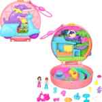 Muñeca Polly Pocket set de juego Mundo Sorpresa Perrito en Moto baja a su menor precio
