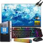 Mini PC HP EliteDesk 800 G4 con Core i5, 16 GB de RAM, 512 GB de SSD, monitor Full HD, bocina, teclado y mouse reacondicionada baja a su menor precio