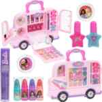 Kit de maquillaje para niñas Barbie Van baja a su menor precio