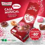 Promoción Krispy Kreme San Valentín: Compra media docena y llévate una caja musical por $80