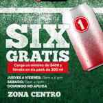 Six de cerveza GRATIS este fin de semana al cargar gasolina en Gasolinerías One