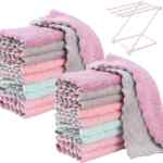 Juego de 20 paños de cocina reutilizables absorbentes bajan de precio
