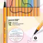 12 pack Plumones Stabilo Point 88 Pastel Love bajan a su menor precio