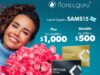 Cupón Sam’s Club de 15% de descuento en Flores Guru + $200 de descuento en membresías