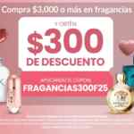 Cupón Soriana $300 de descuento en perfumes y fragancias