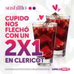 Promoción Sushi Itto San Valentín: 2x1 en clericot del 14 al 16 de febrero