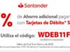 Cupón Walmart de 12% de descuento adicional pagando con Santander
