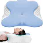 Almohada cervical ortopédica 2 en 1 de memory foam baja a un gran precio