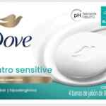 4 pack jabón Dove Neutro Sensitive baja a un gran precio