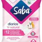 Toallitas húmedas de higiene íntima Saba Diarios V-Natural bajan a un gran precio