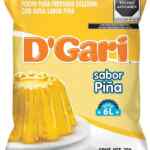 Polvo para preparar gelatina sabor piña D'Gari rinde 6 L baja de precio