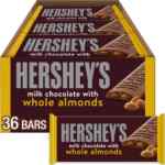 36 pack barras de chocolate Hersheys con almendras enteras bajan a su menor precio