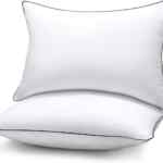 Juego de 2 almohadas tipo hotel de microfibra suave bajan a su menor precio