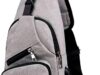 Mochila cruzada con puerto de carga baja a un gran precio