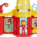 Set de juego Torre Stark con figura de Iron Man serie Spidey and his Amazing Friends baja a un gran precio