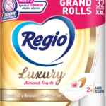 Papel higiénico Regio Luxury Almond Touch con 32 rollos extra grandes XXL baja de precio